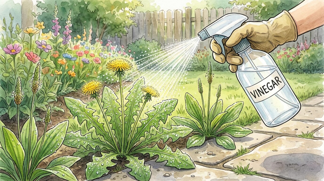 酢除草の正しいやり方と効果