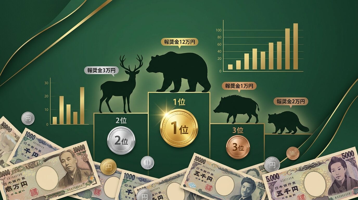 害獣駆除の報奨金はいくら？動物別ランキング