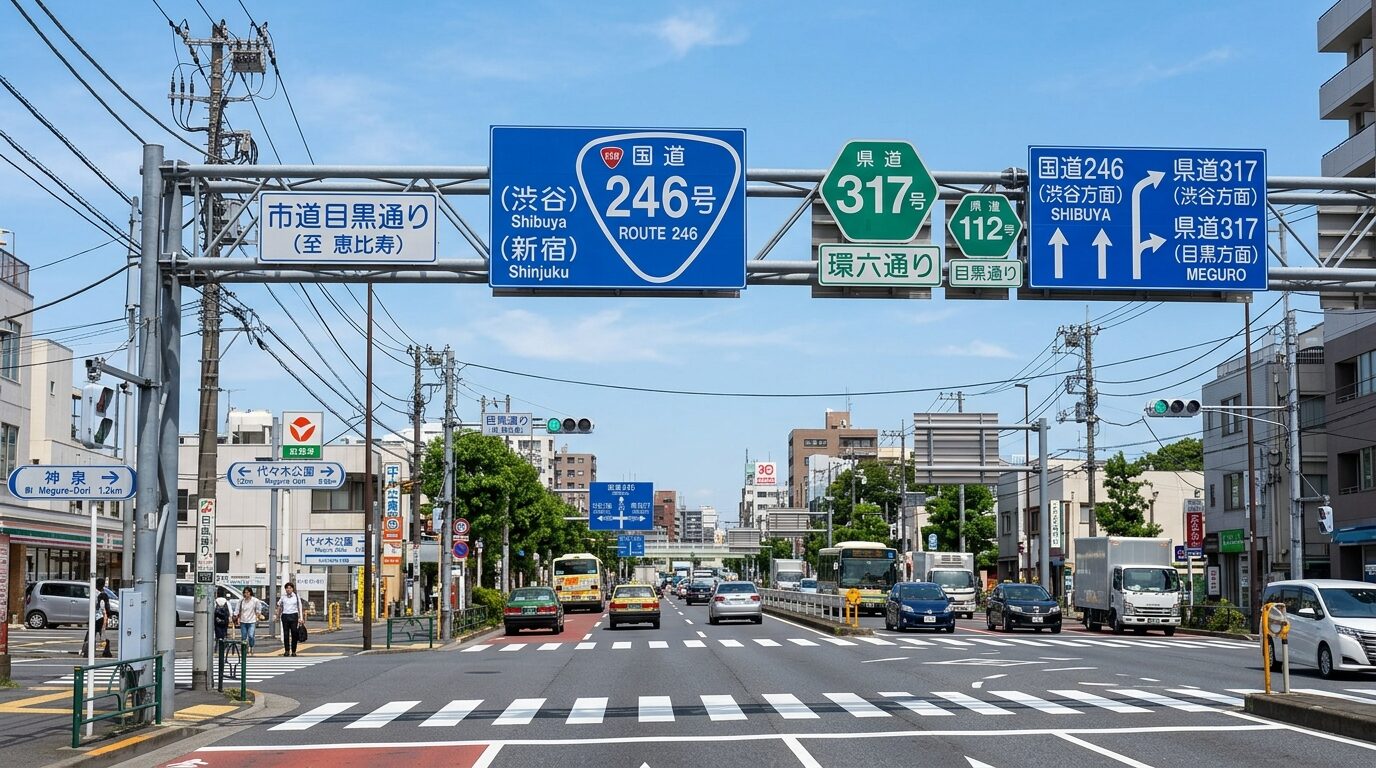 道路種別と管理者・問い合わせ先の一覧