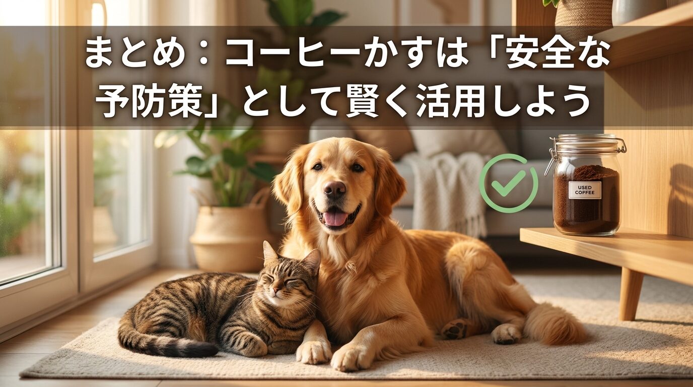 コーヒーかすは「安全な予防策」として賢く活用しよう