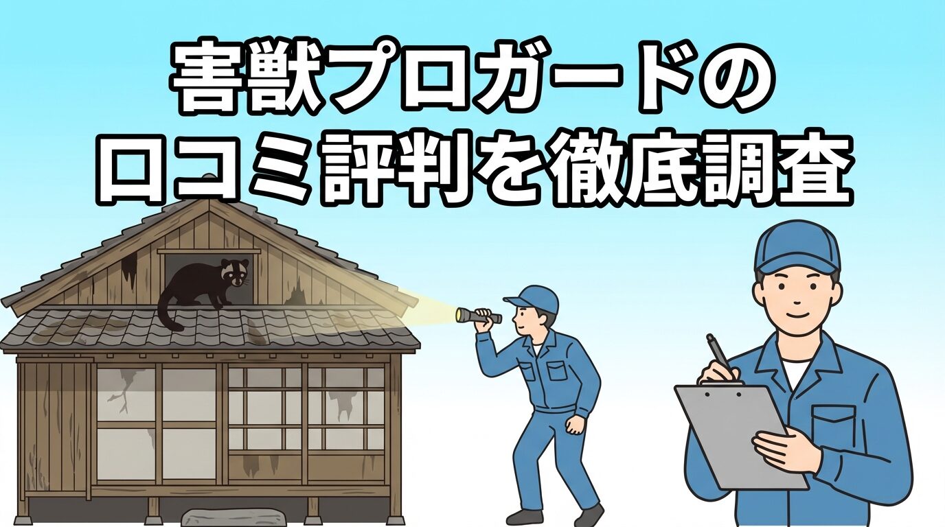 害獣プロガードの口コミ評判