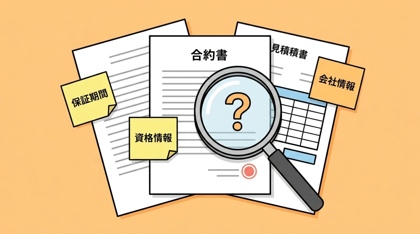 依頼前に知っておきたい注意点とデメリット