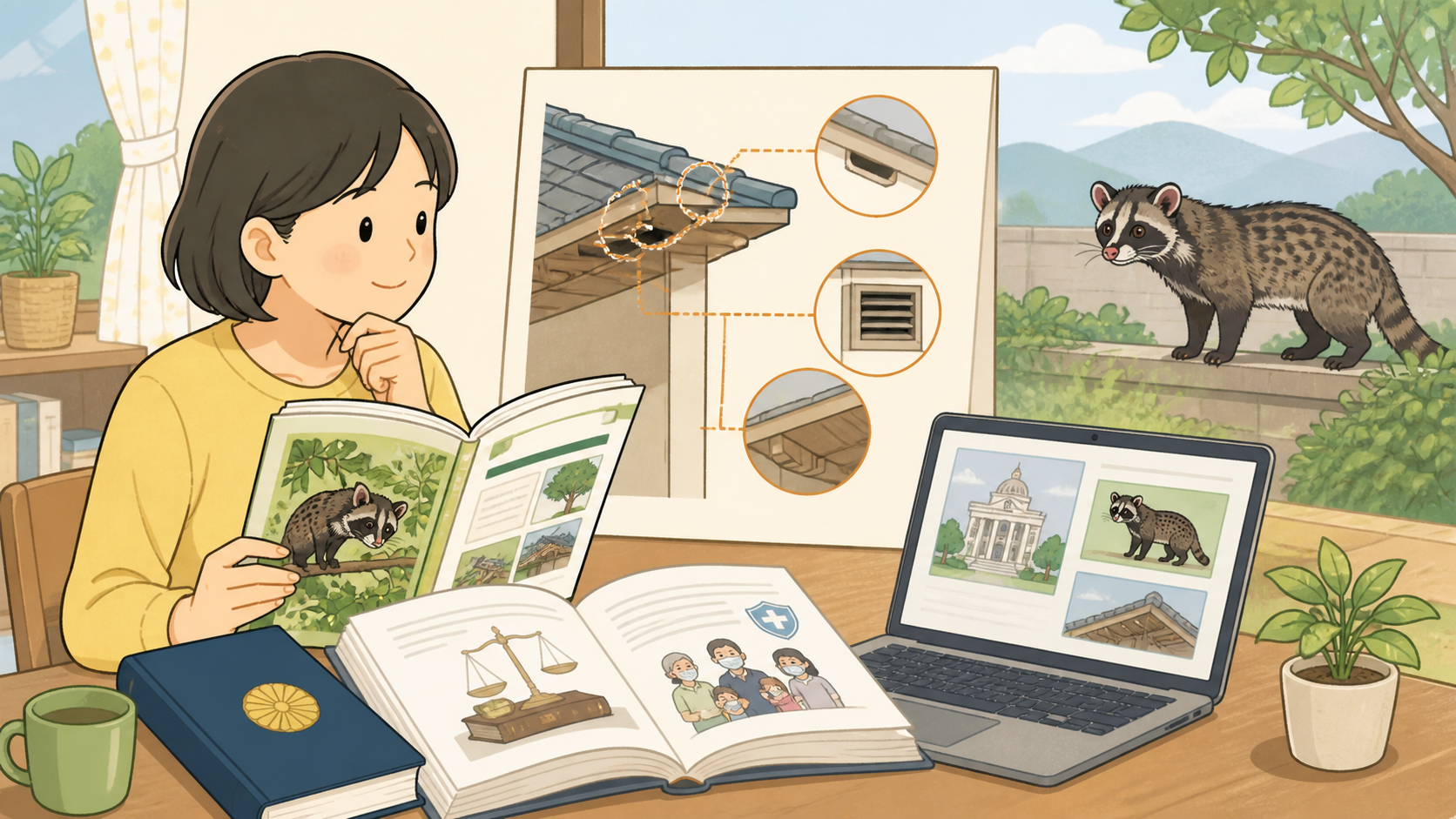 参考情報を示すイラスト