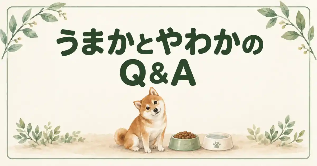 うまかとやわかの違いでよくある質問