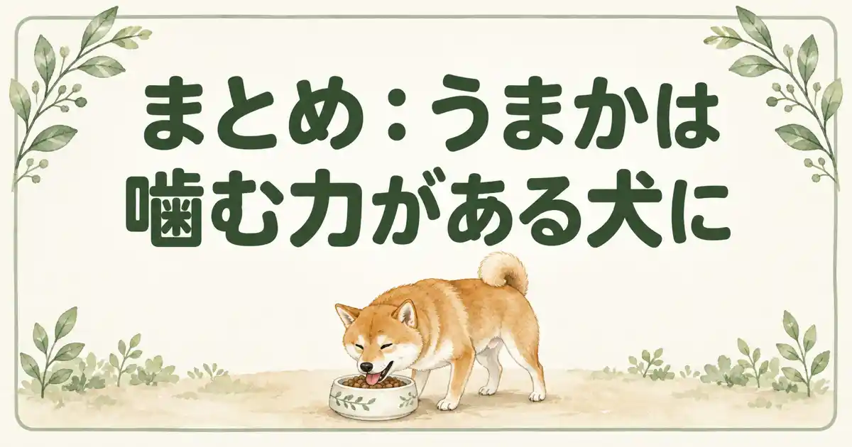 うまかとやわかの違いは4つ、噛む力で選ぼう
