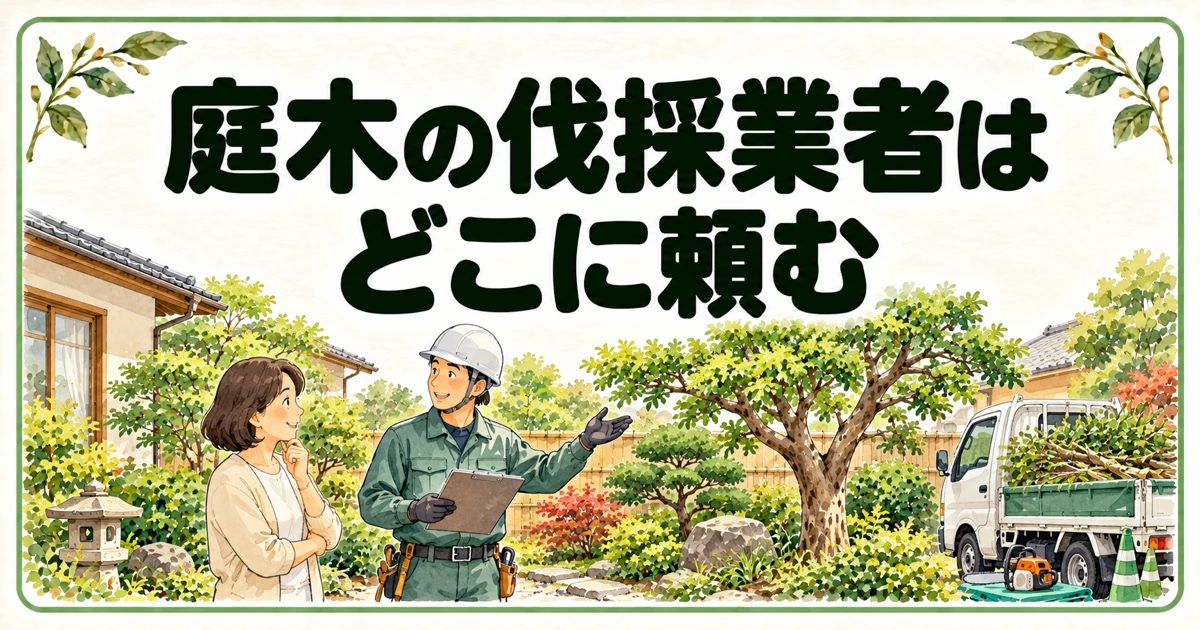 庭木の伐採業者はどこに頼む