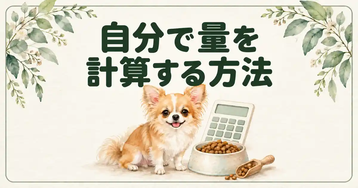 自分で量を計算する方法