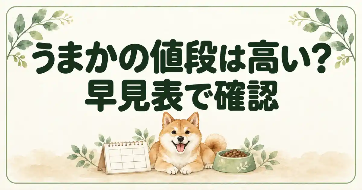 うまかの値段は高い?早見表で確認